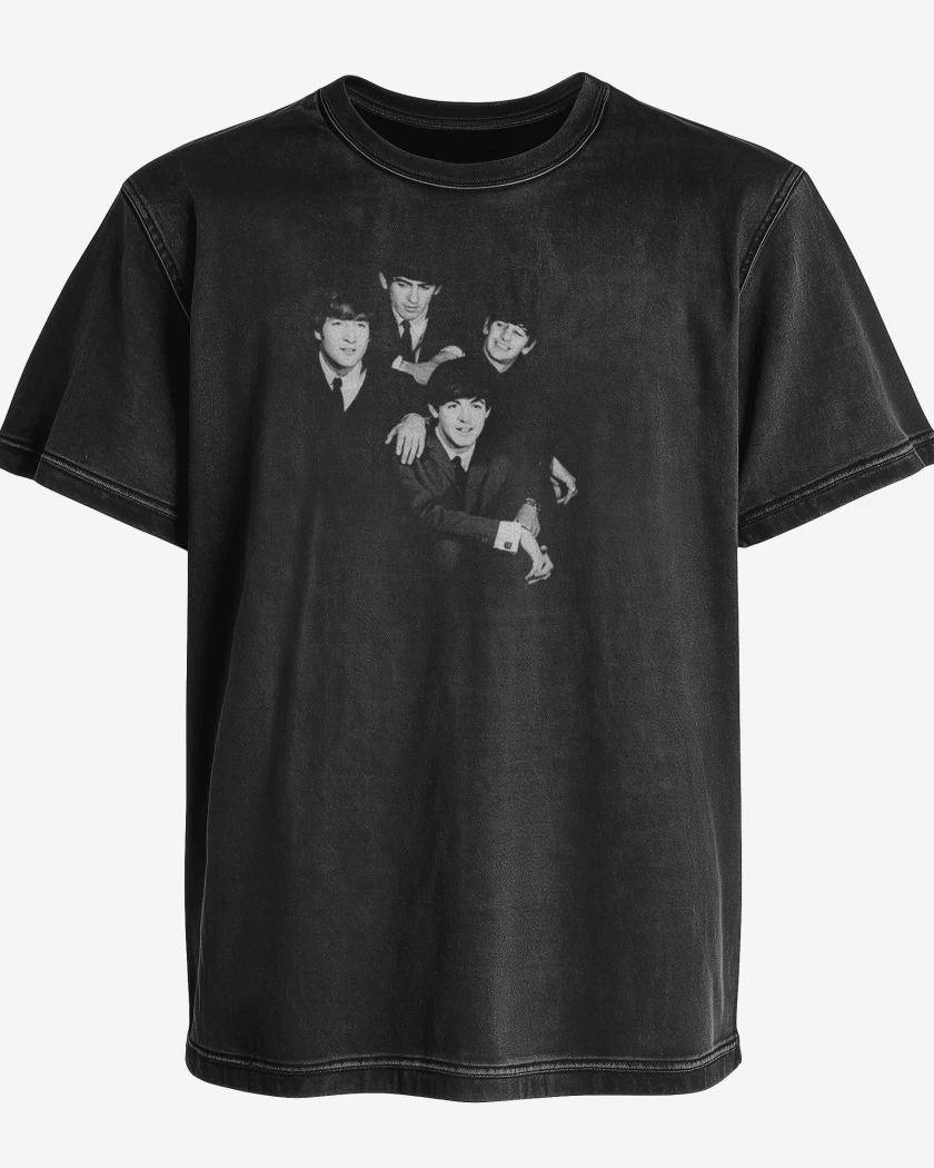 Polera desgastada The beatles 5 
