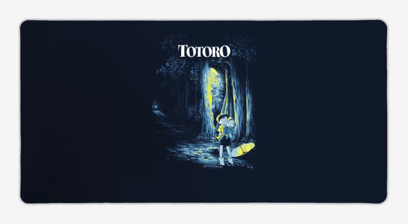 Mouse pad Gamer Azul Marino de Totoro 10