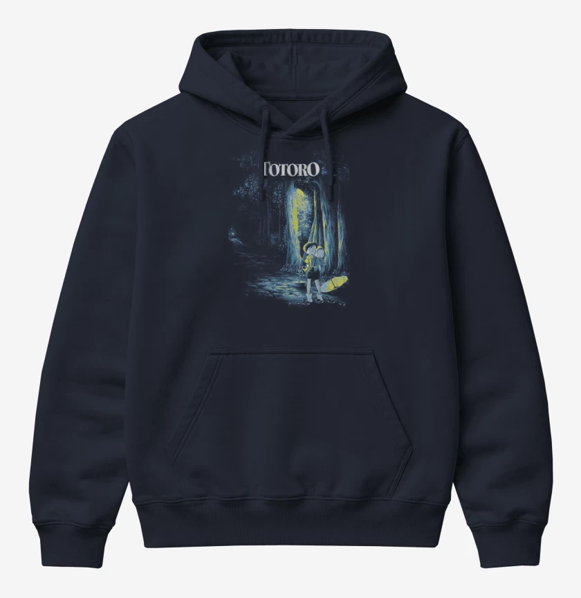 Poleron Canguro básico Azul Marino de Totoro 10
