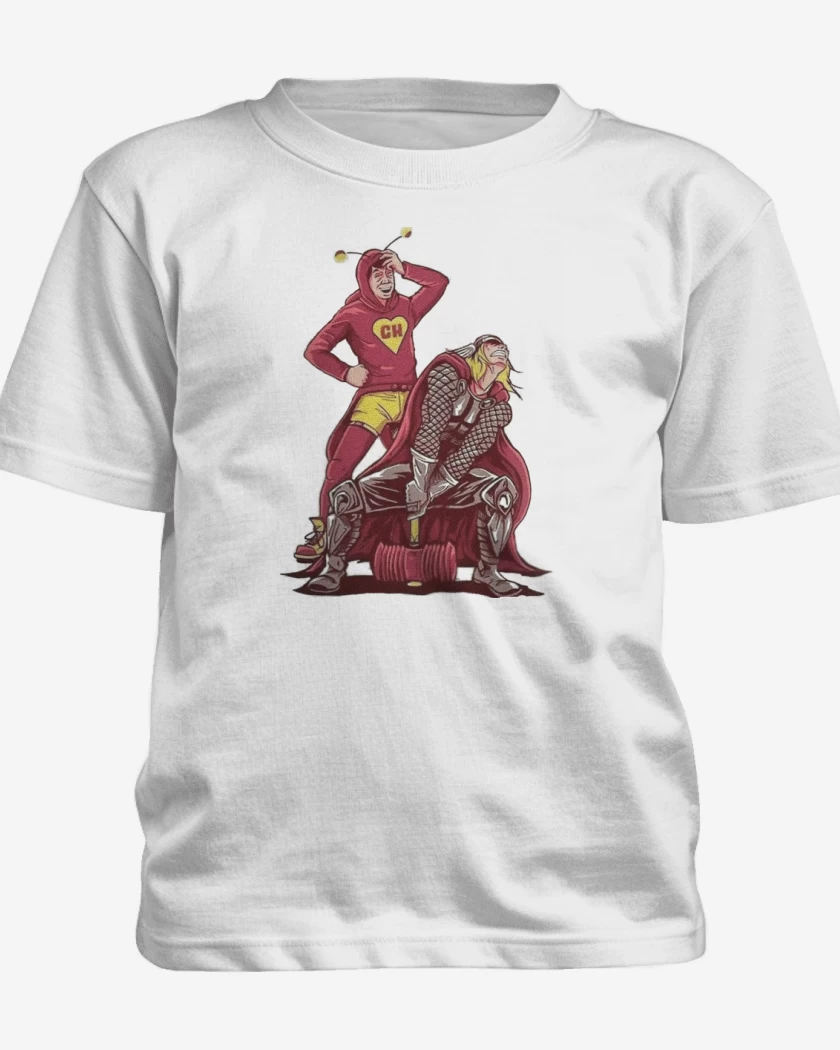 Polera de niño Blanco de Chapu Thor 