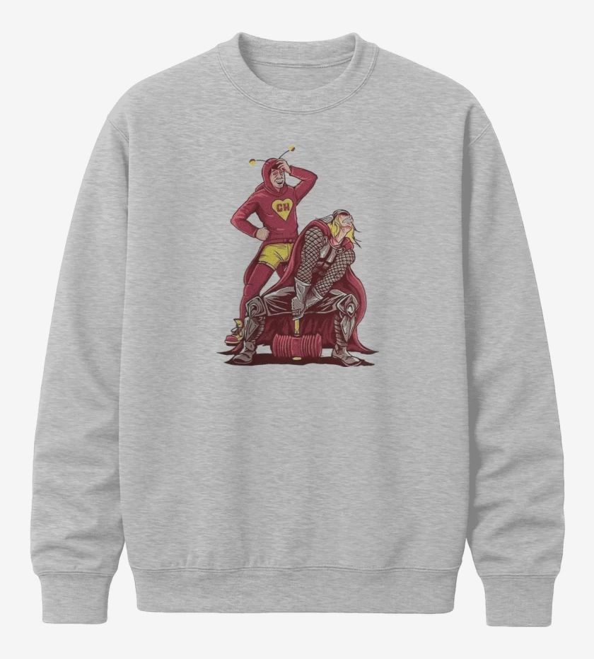 Poleron polo Gris Melange de Chapu Thor 