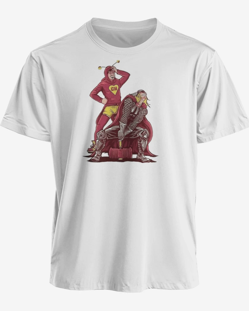 Polera premium Blanco de Chapu Thor 