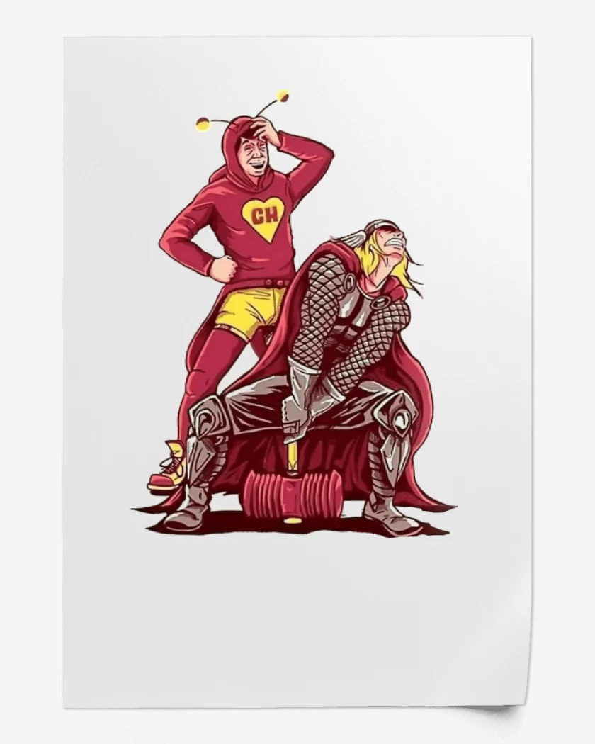 Print Blanco de Chapu Thor 