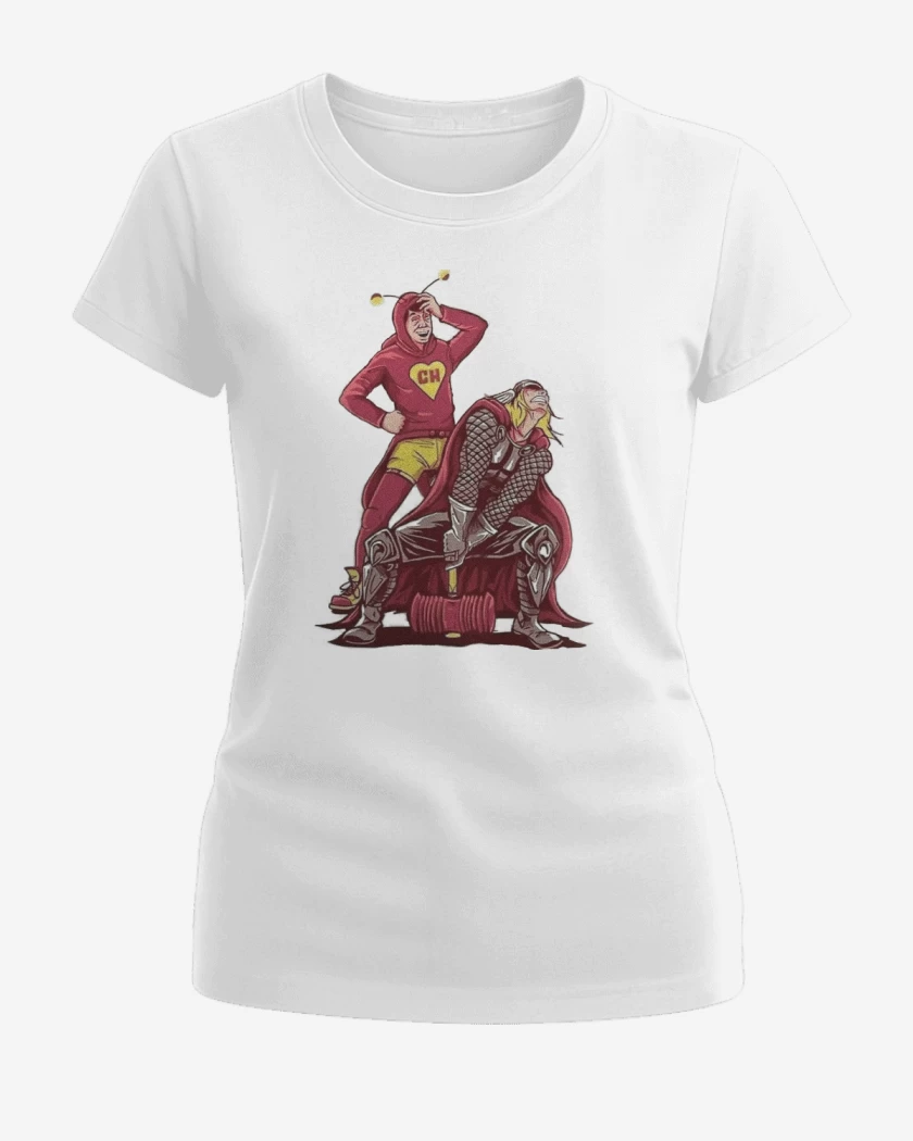 Polera de Mujer Blanco de Chapu Thor 