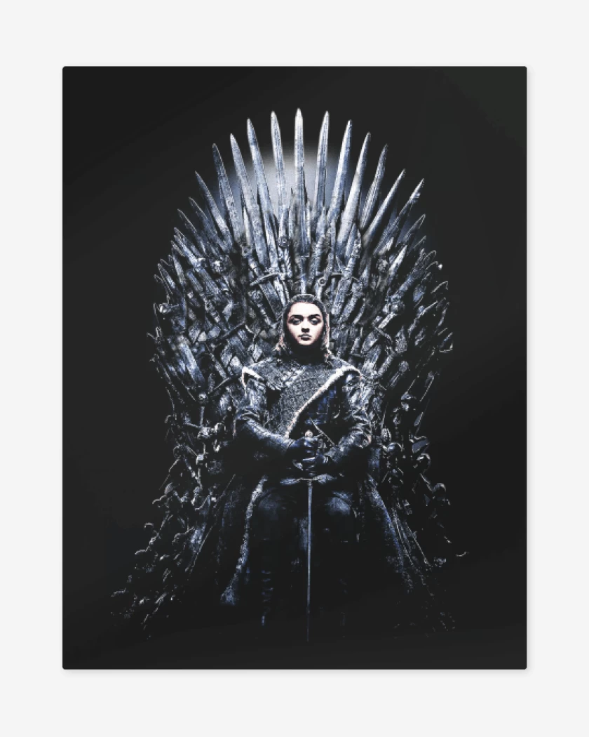 Print metalico Negro de Arya