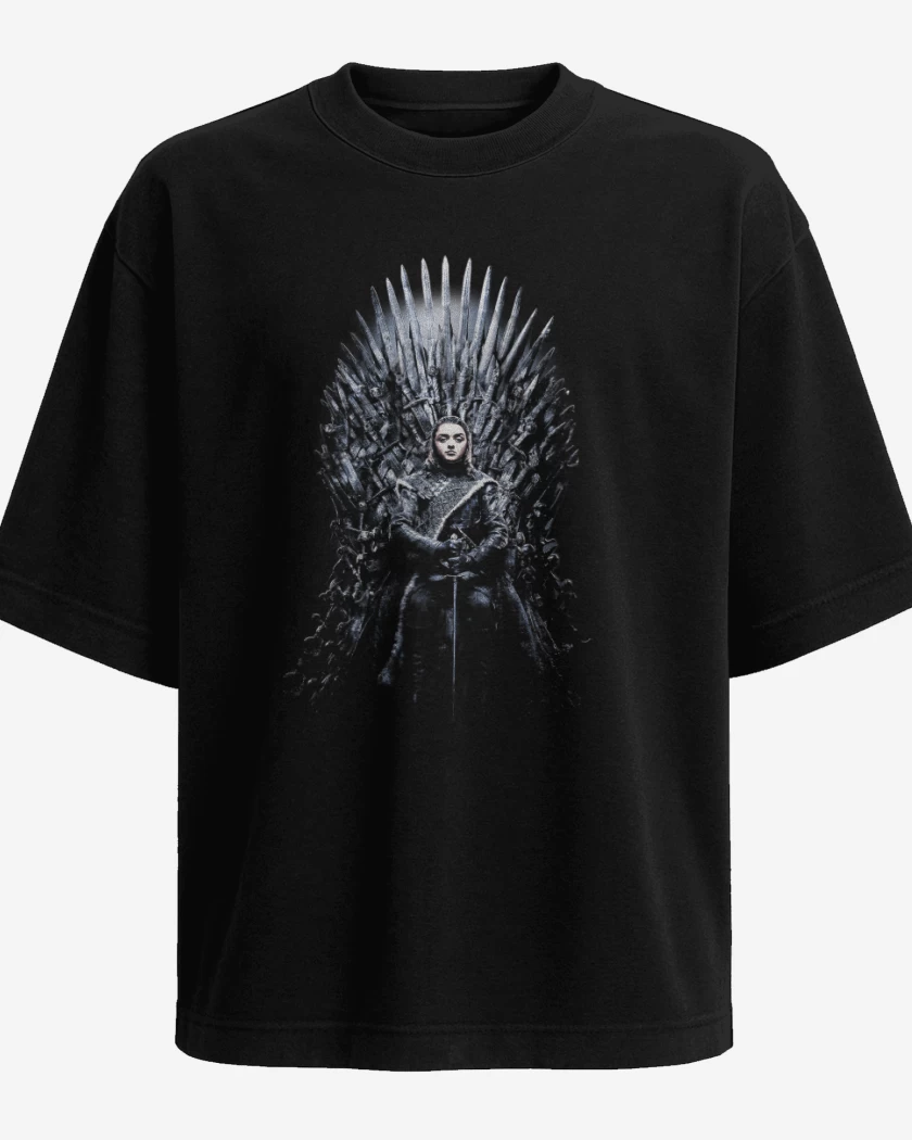 Polera Oversize Negro de Arya