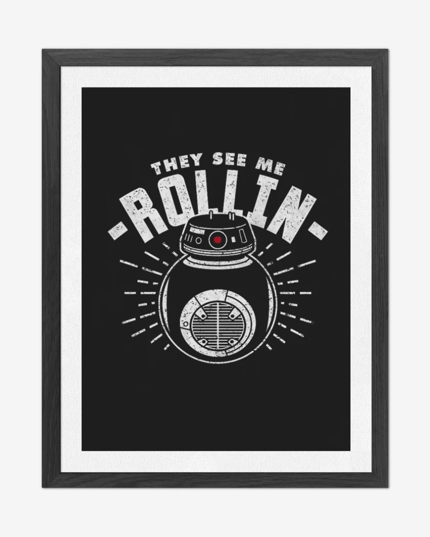 Cuadro decorativo Negro de Rollin