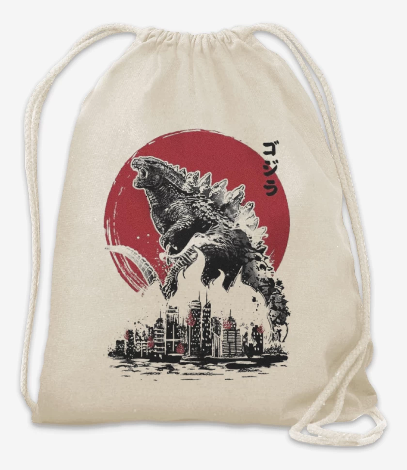 Mochila Blanco de godzilla II