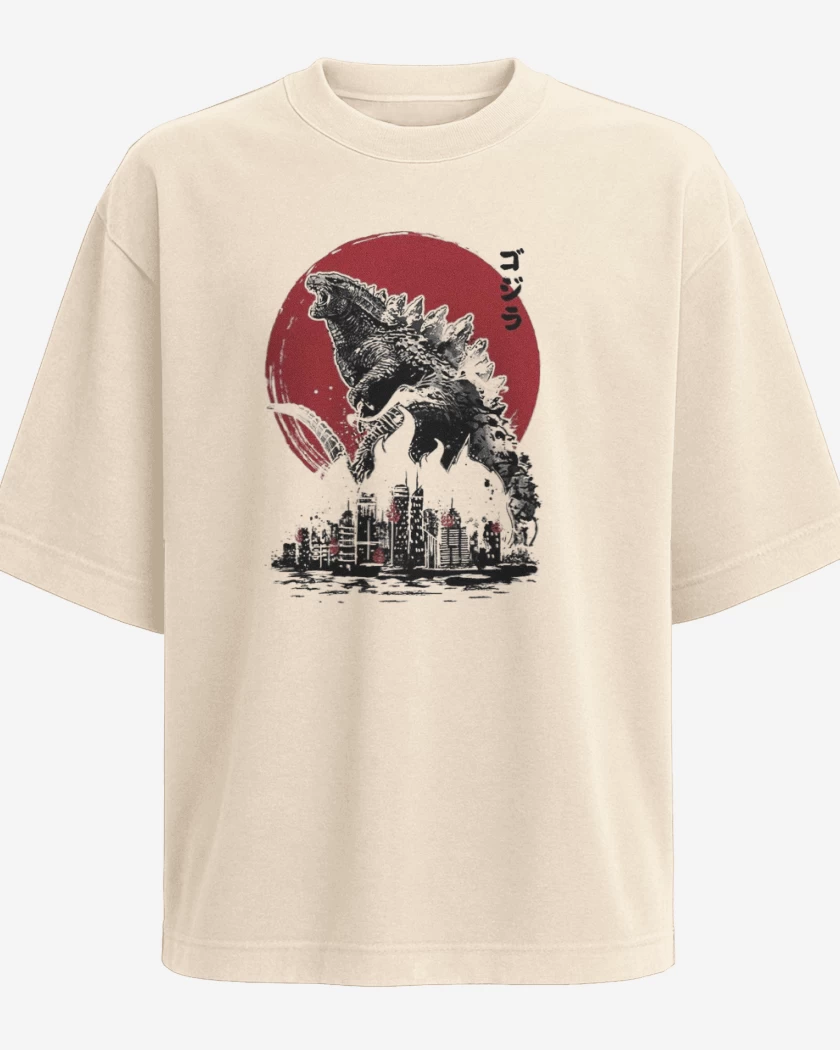 Polera Oversize godzilla II