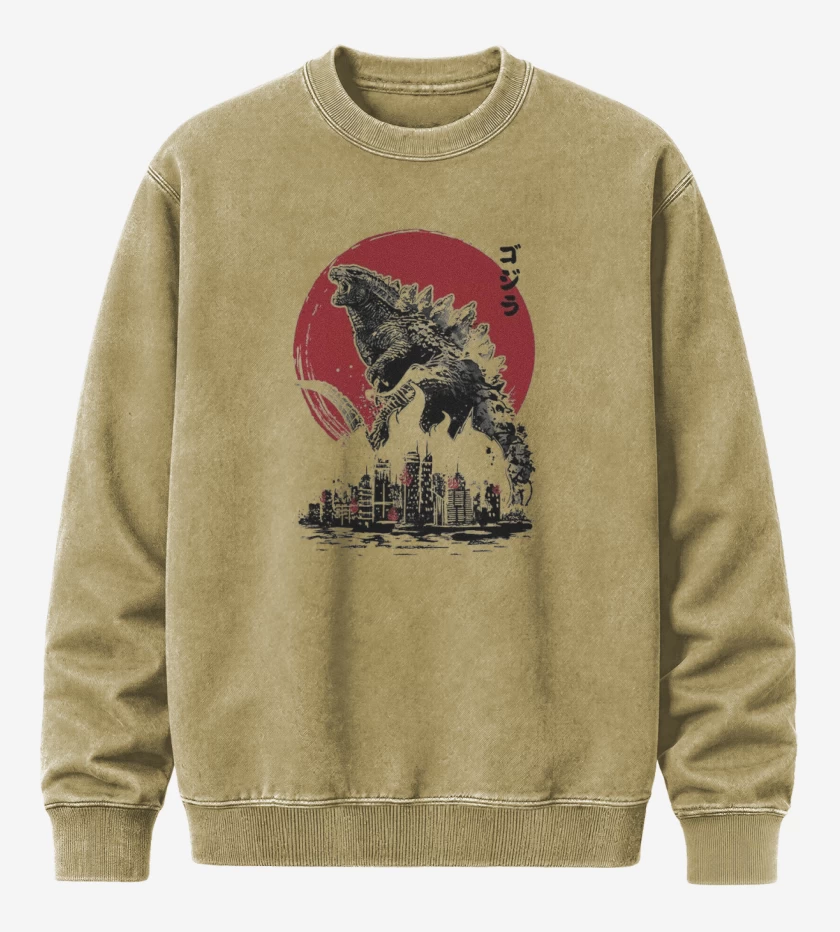 Poleron Polo Acid Wash Beige de godzilla II