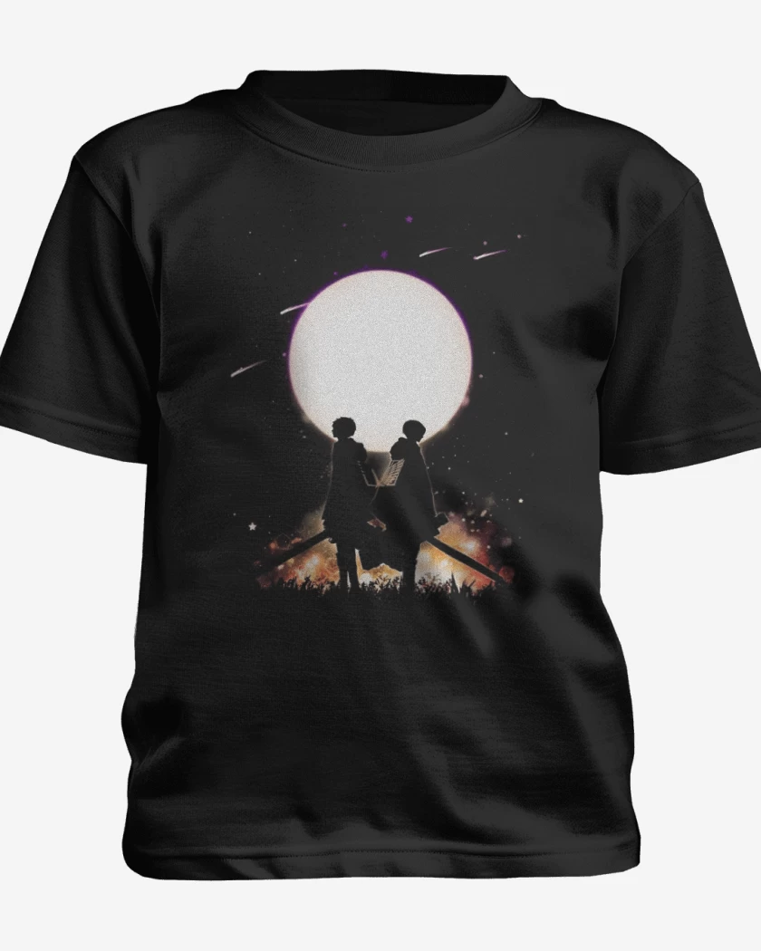Polera de niño Negro de Shingeki no Kyojin 