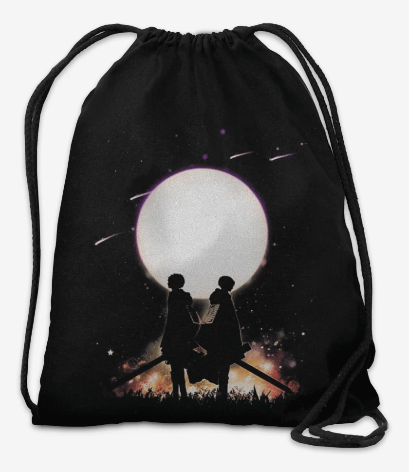 Mochila Negro de Shingeki no Kyojin 