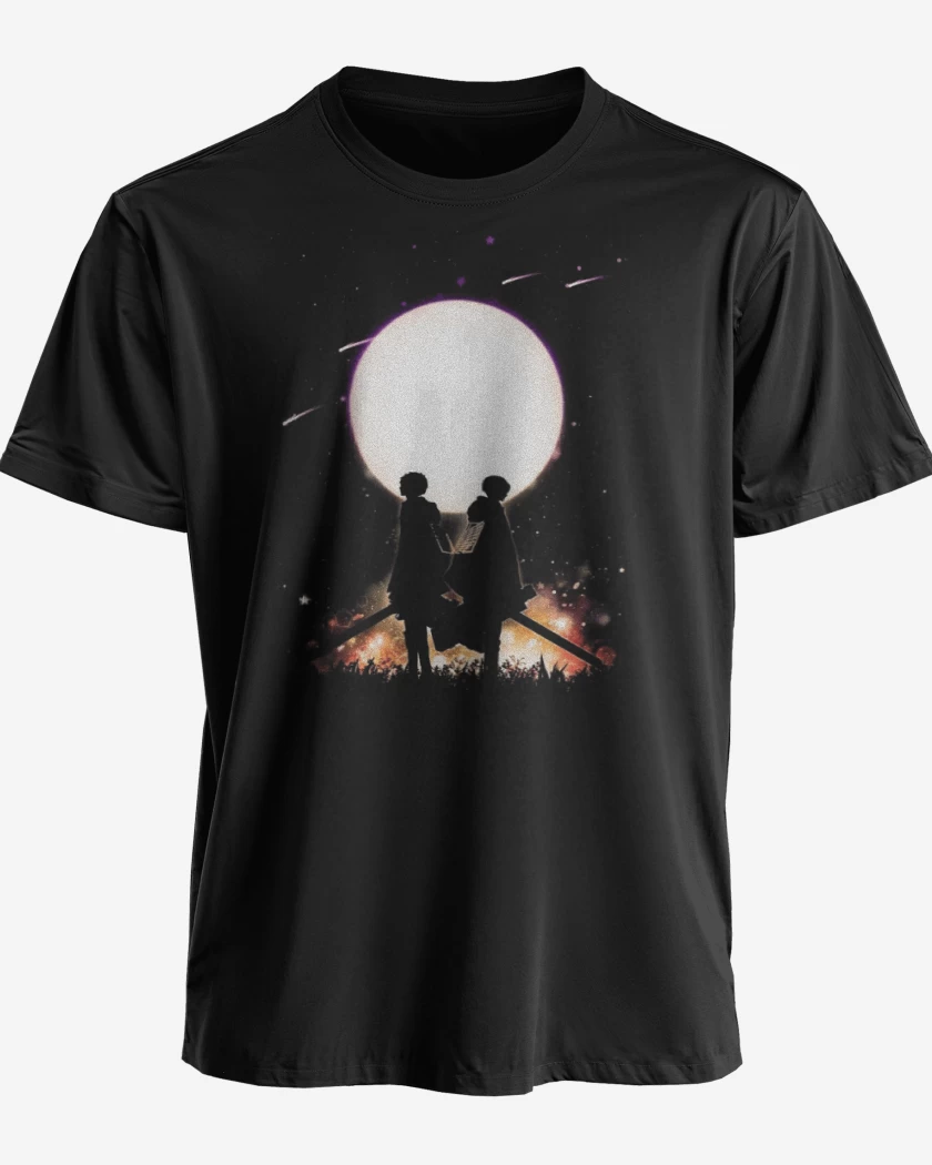 Polera premium Negro de Shingeki no Kyojin 