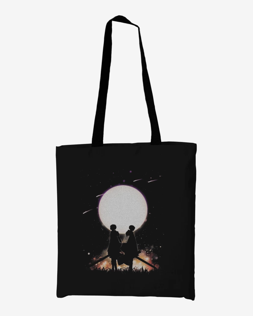 Totebag Negro de Shingeki no Kyojin 
