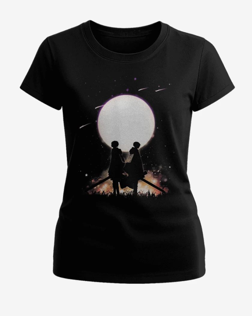 Polera de Mujer Negro de Shingeki no Kyojin 