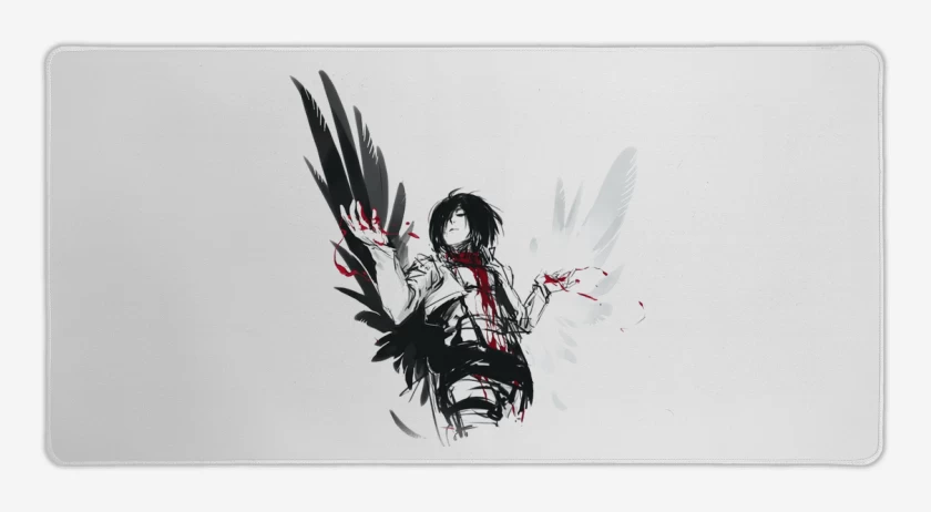Mouse pad Gamer Blanco de Mikasa 
