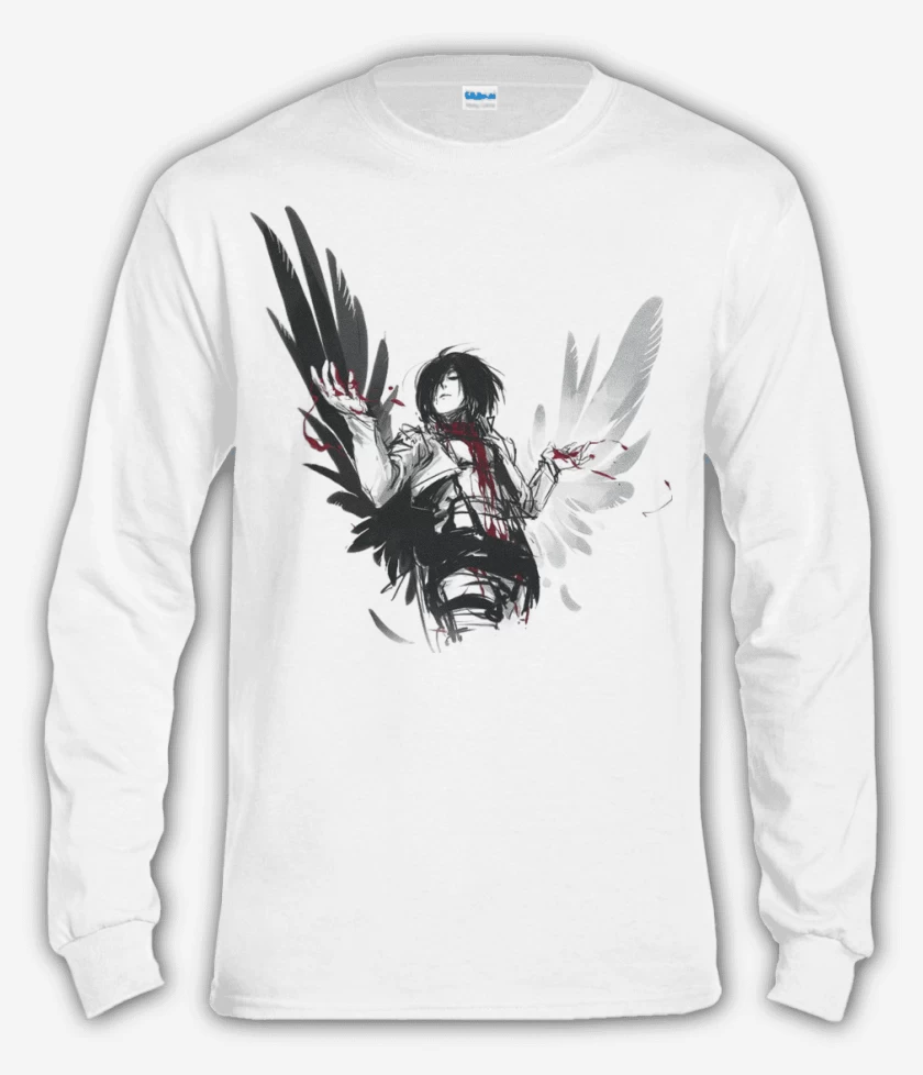 Polera manga larga Blanco de Mikasa 