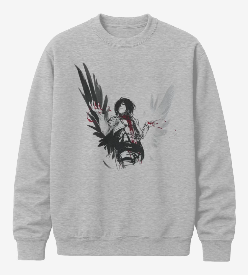 Poleron polo Gris Melange de Mikasa 