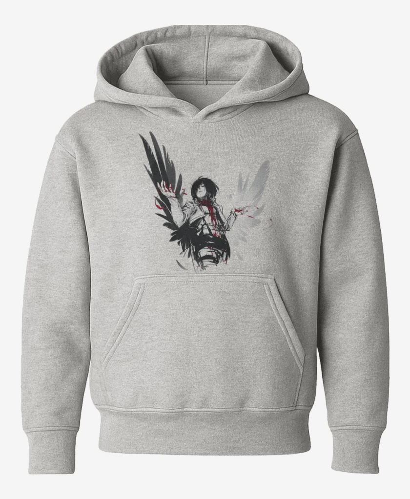 Poleron de niño Gris Melange de Mikasa 