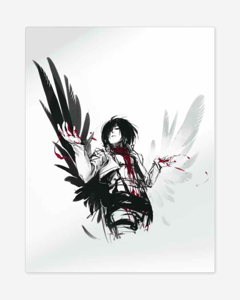 Print metalico Blanco de Mikasa 
