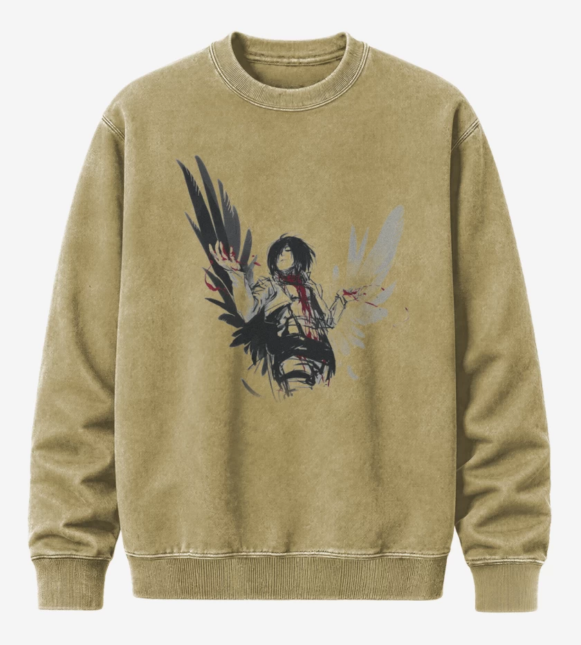 Poleron Polo Acid Wash Beige de Mikasa 
