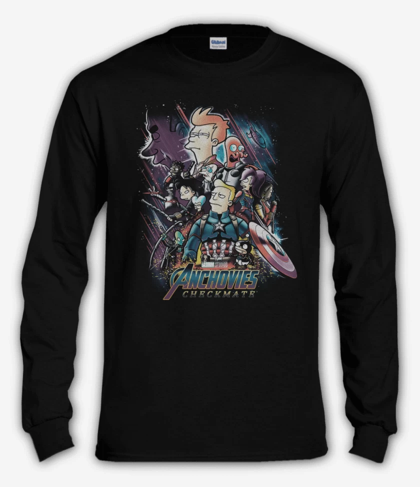 Polera manga larga Negro de Futuvengadores