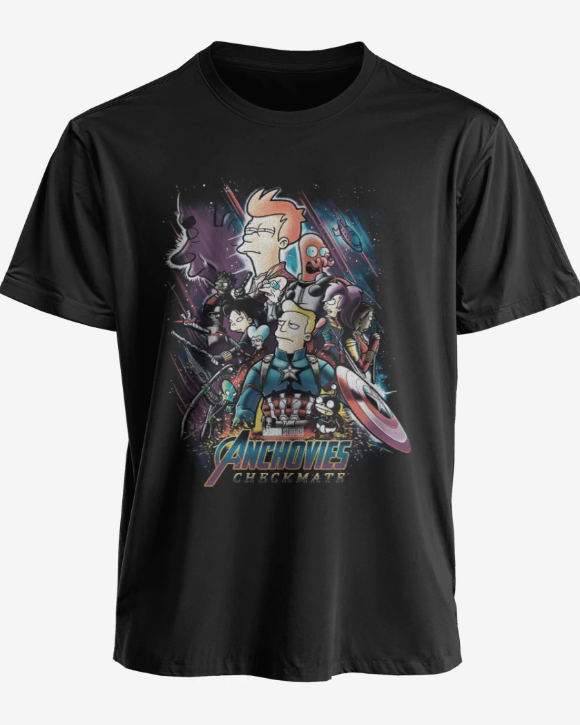 Polera premium Negro de Futuvengadores