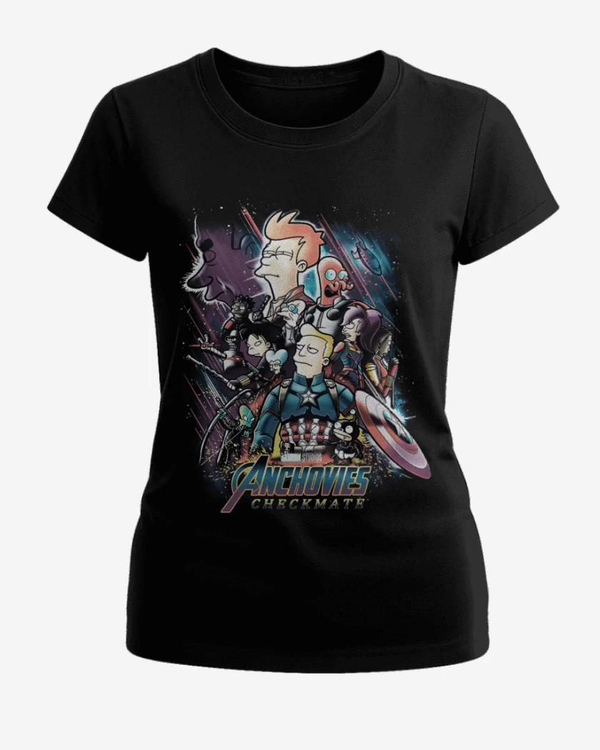 Polera de Mujer Negro de Futuvengadores
