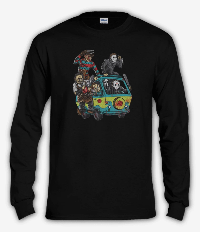 Polera manga larga Negro de El manso vacileee