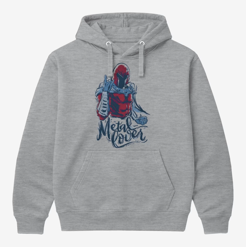 Polerón Canguro Gris Melange de Magneto
