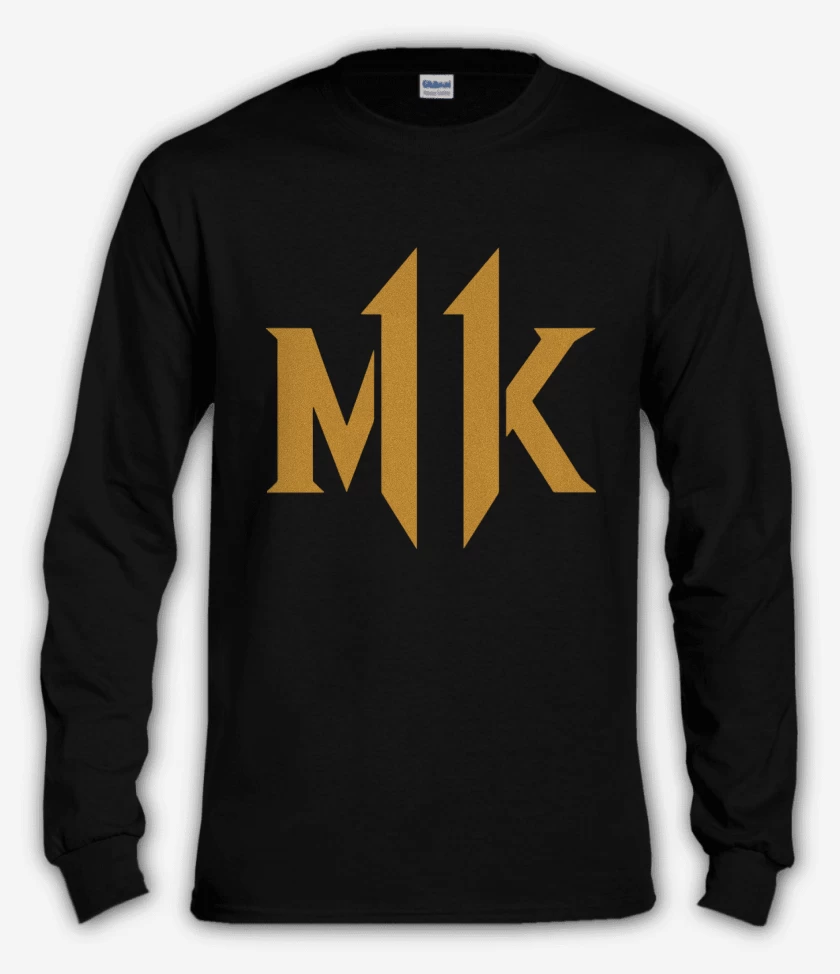 Polera manga larga Negro de Mortal kombat 11