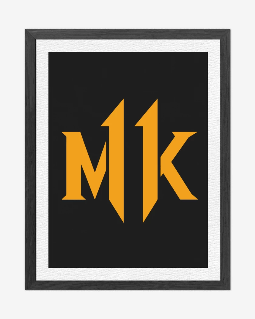 Cuadro decorativo Negro de Mortal kombat 11