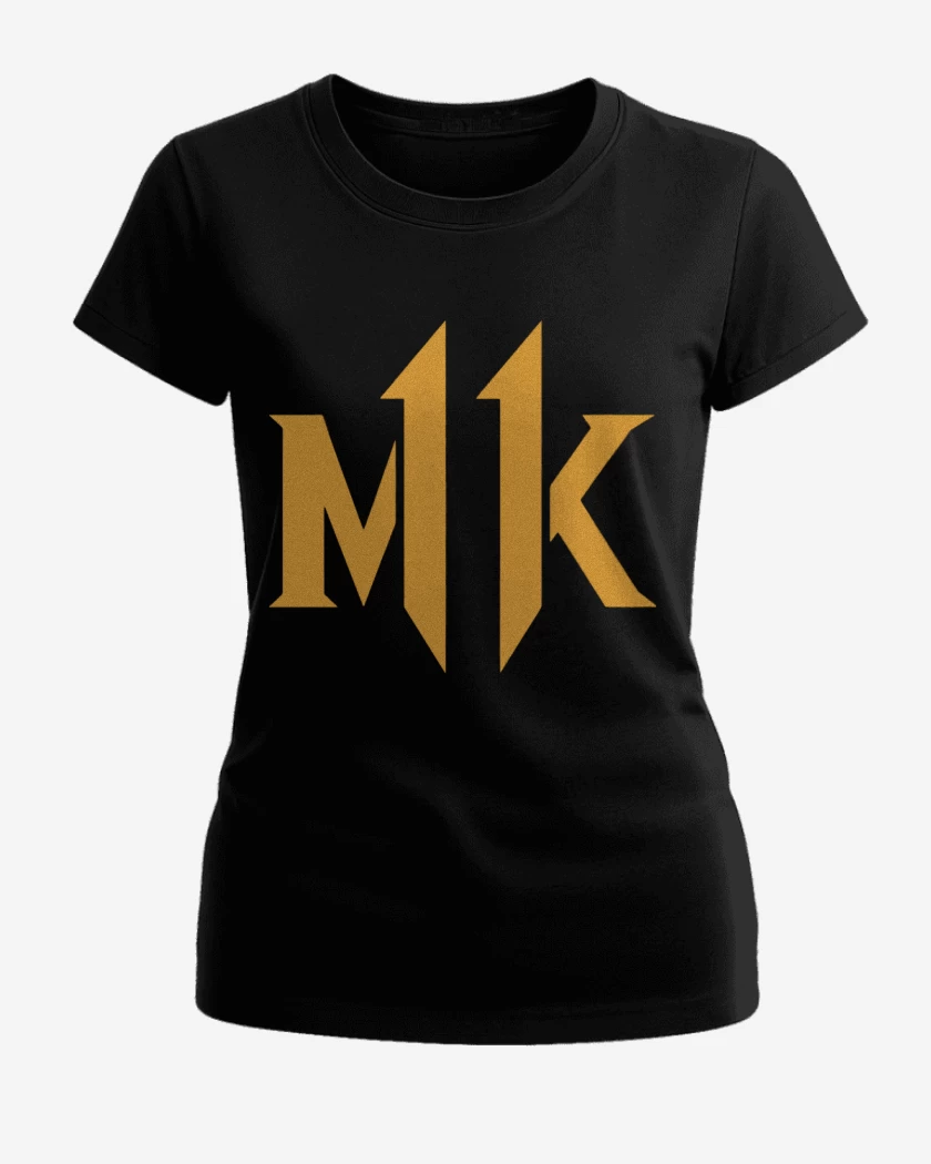 Polera de Mujer Negro de Mortal kombat 11