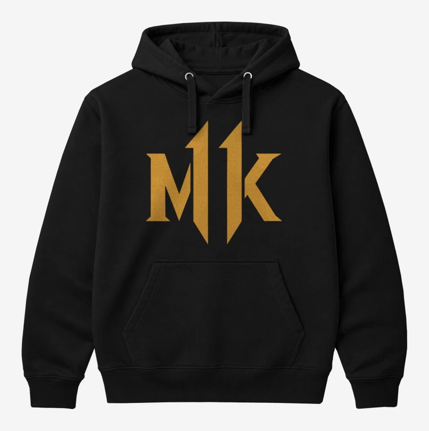 Polerón Canguro Negro de Mortal kombat 11