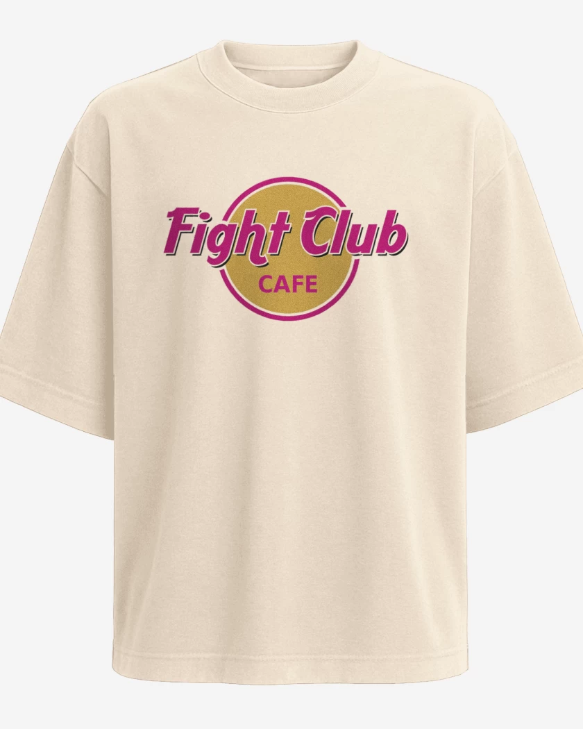 Polera Oversize Beige de Fight club 2