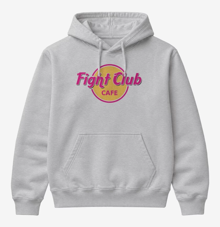 Poleron Canguro básico Gris Melange de Fight club 2