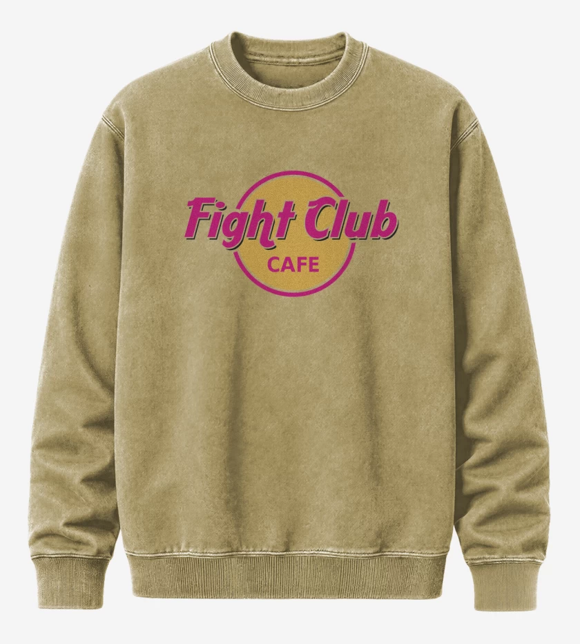 Poleron Polo Acid Wash Beige de Fight club 2