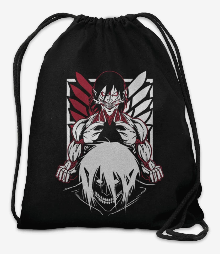 Mochila Negro de Titan eren 3