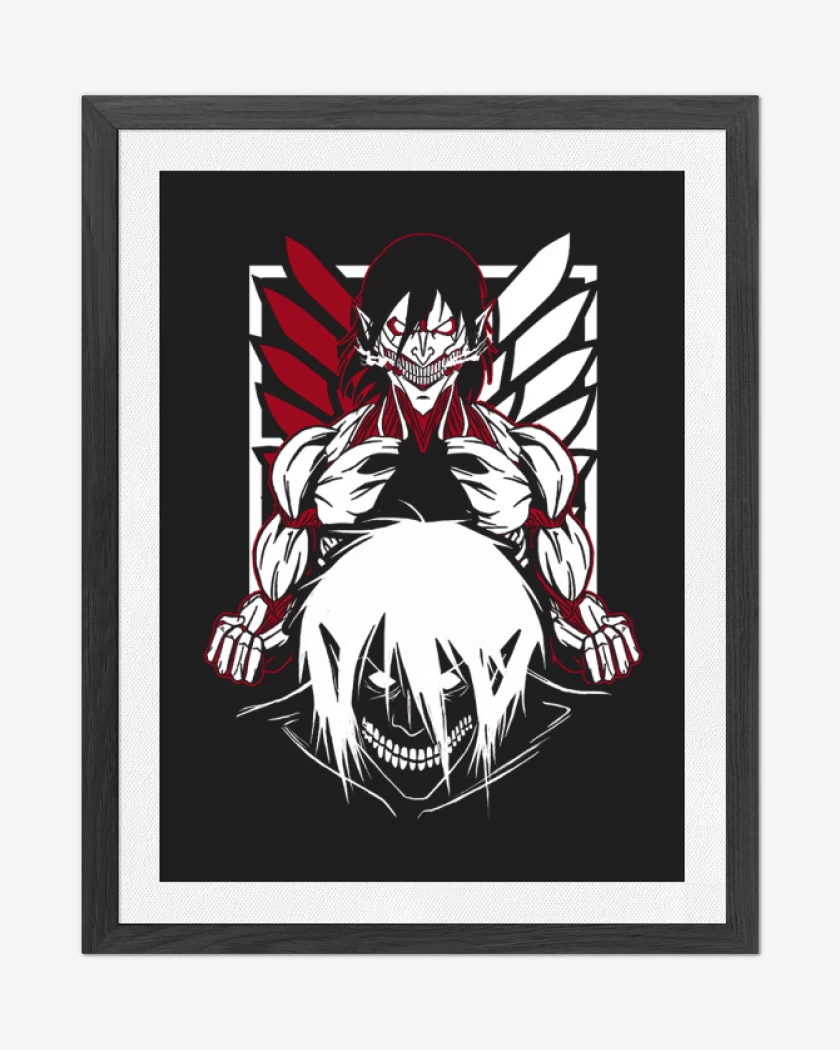 Cuadro decorativo Negro de Titan eren 3