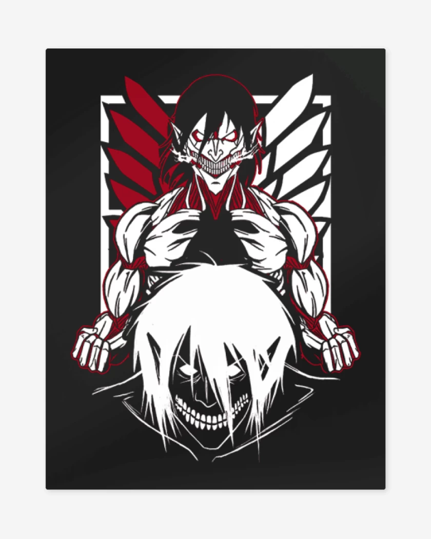 Print metalico Negro de Titan eren 3