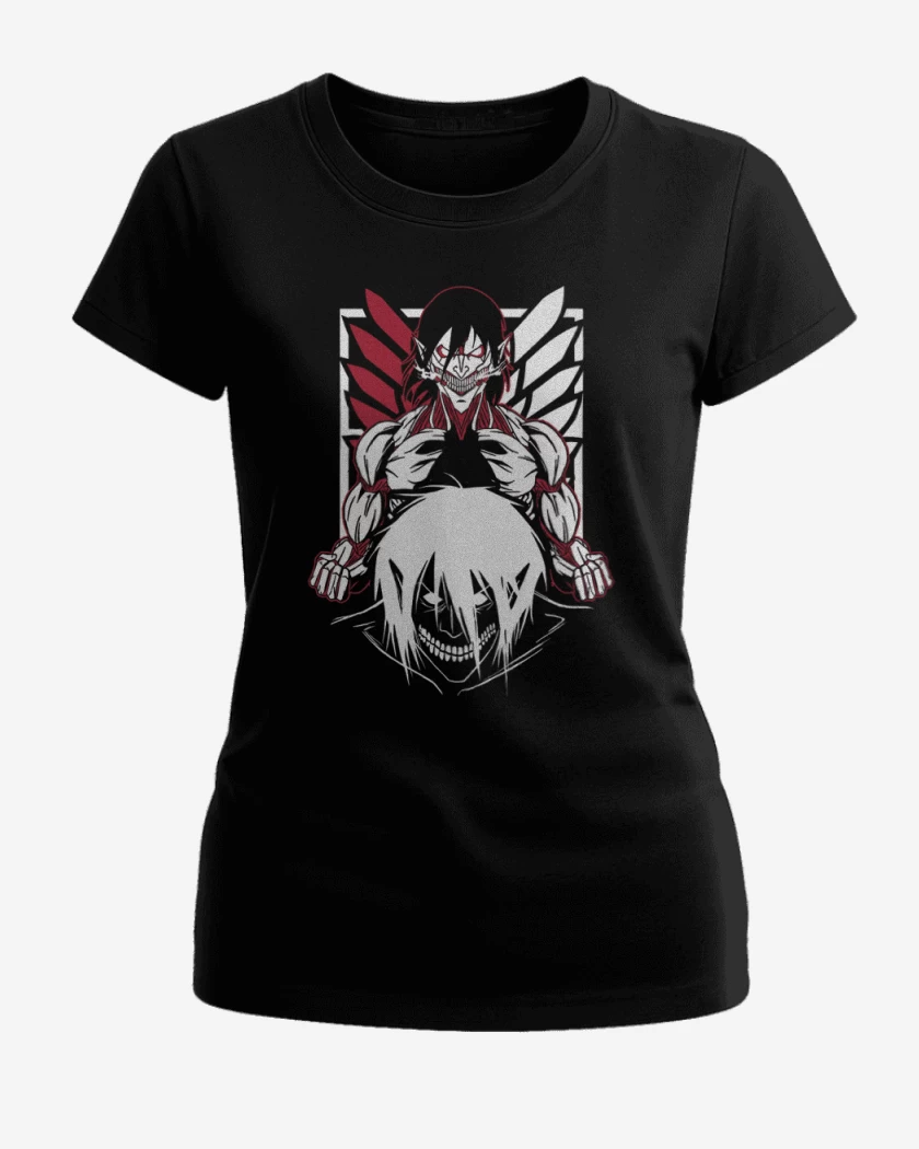 Polera de Mujer Negro de Titan eren 3