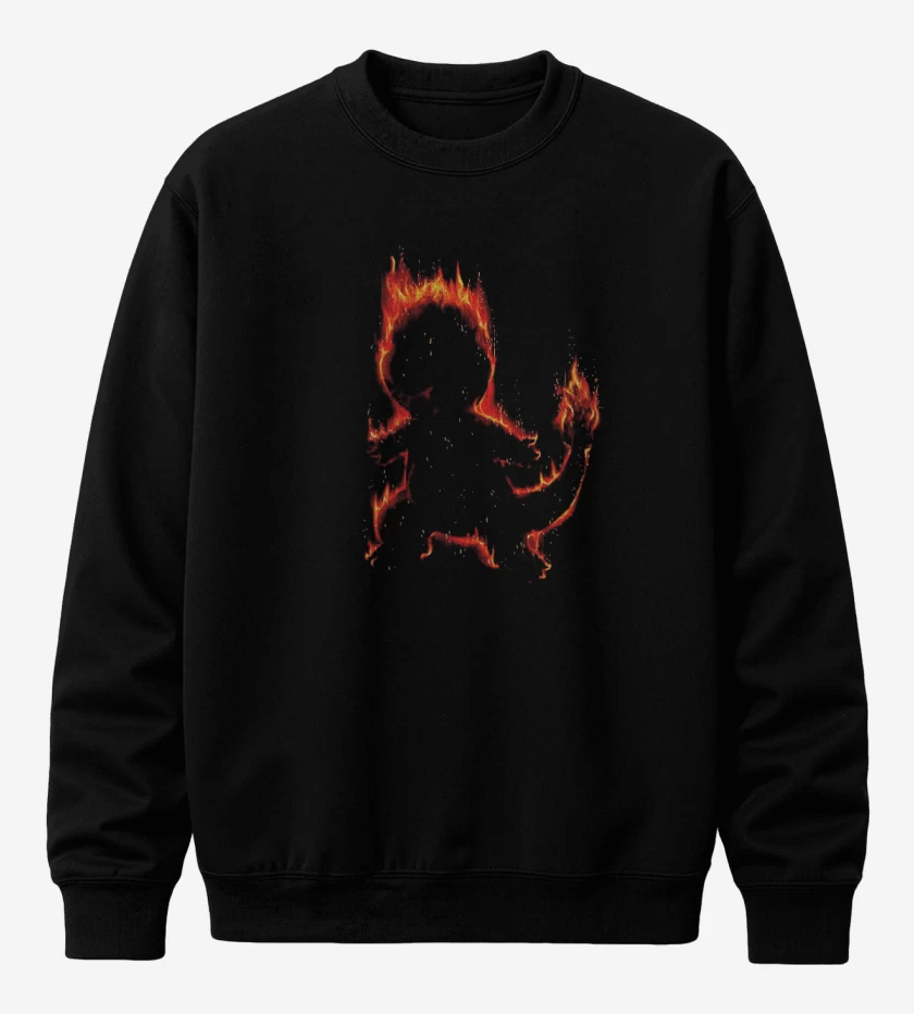 Poleron polo Negro de Tipo fuego I