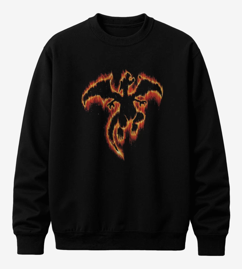 Poleron polo Negro de Tipo fuego III