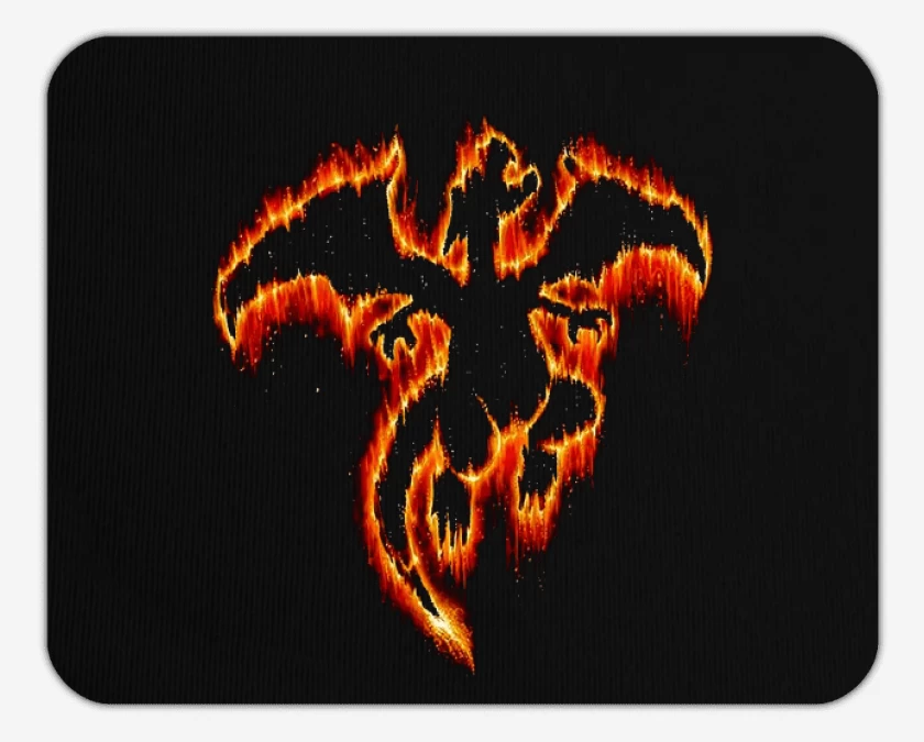 Mousepad Tipo fuego III