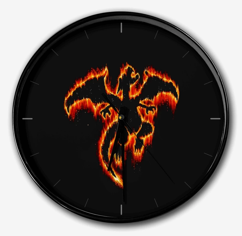 Reloj Negro de Tipo fuego III