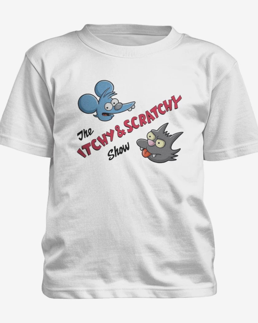 Polera de niño The Itchy and Scratchy show