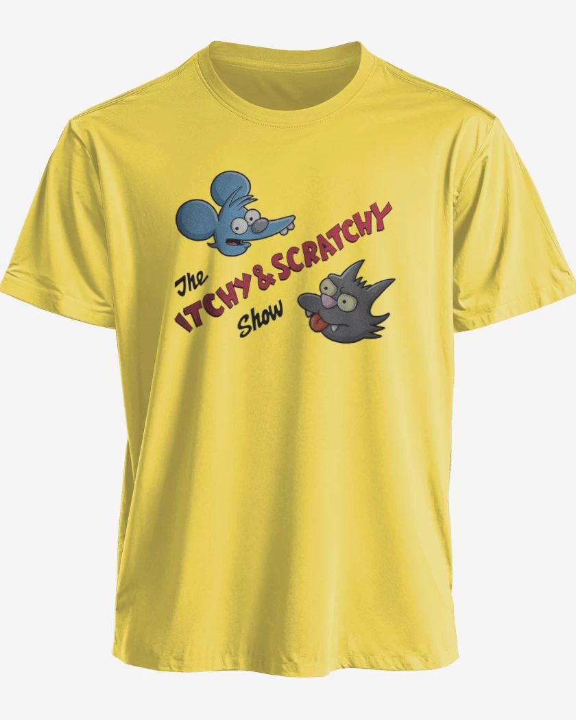 Polera The Itchy and Scratchy show