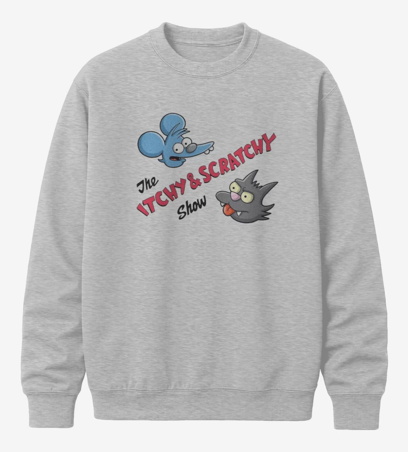 Poleron polo The Itchy and Scratchy show