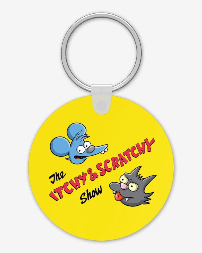Llavero The Itchy and Scratchy show