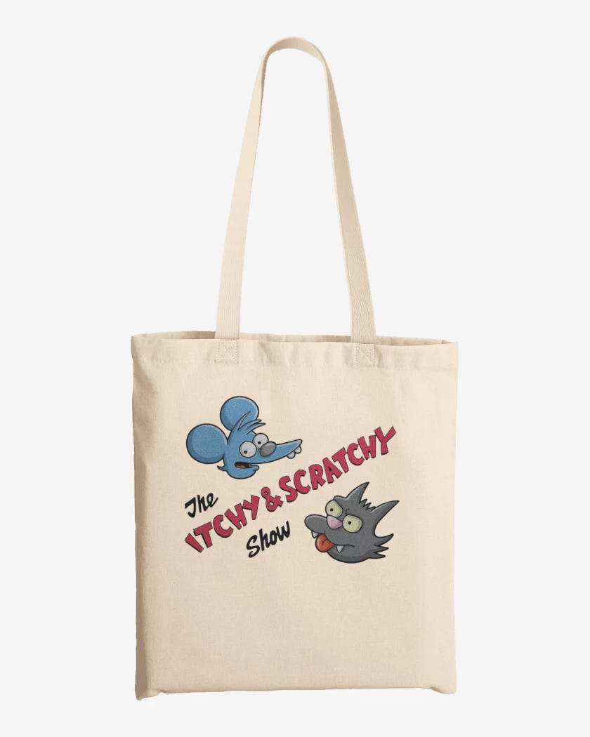 Totebag The Itchy and Scratchy show